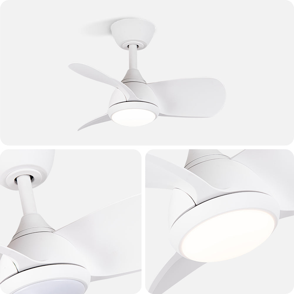 Veleo 60 cm Ceiling Fan (<8 m²) – 3 ABS Blades