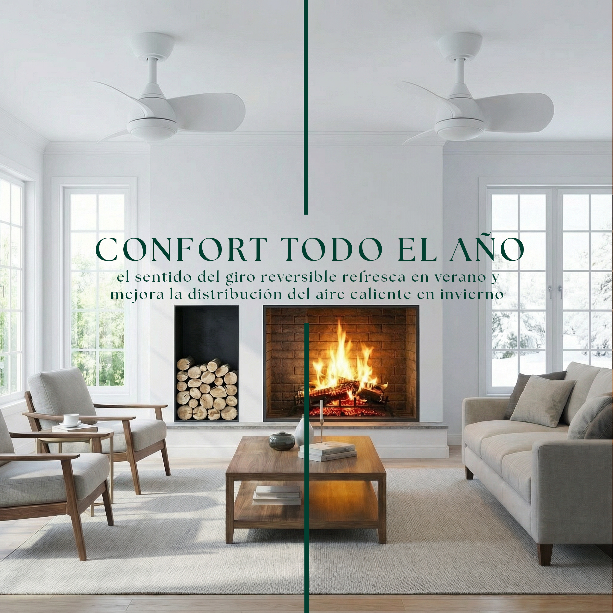 Veleo 60 cm Ceiling Fan (<8 m²) – 3 ABS Blades