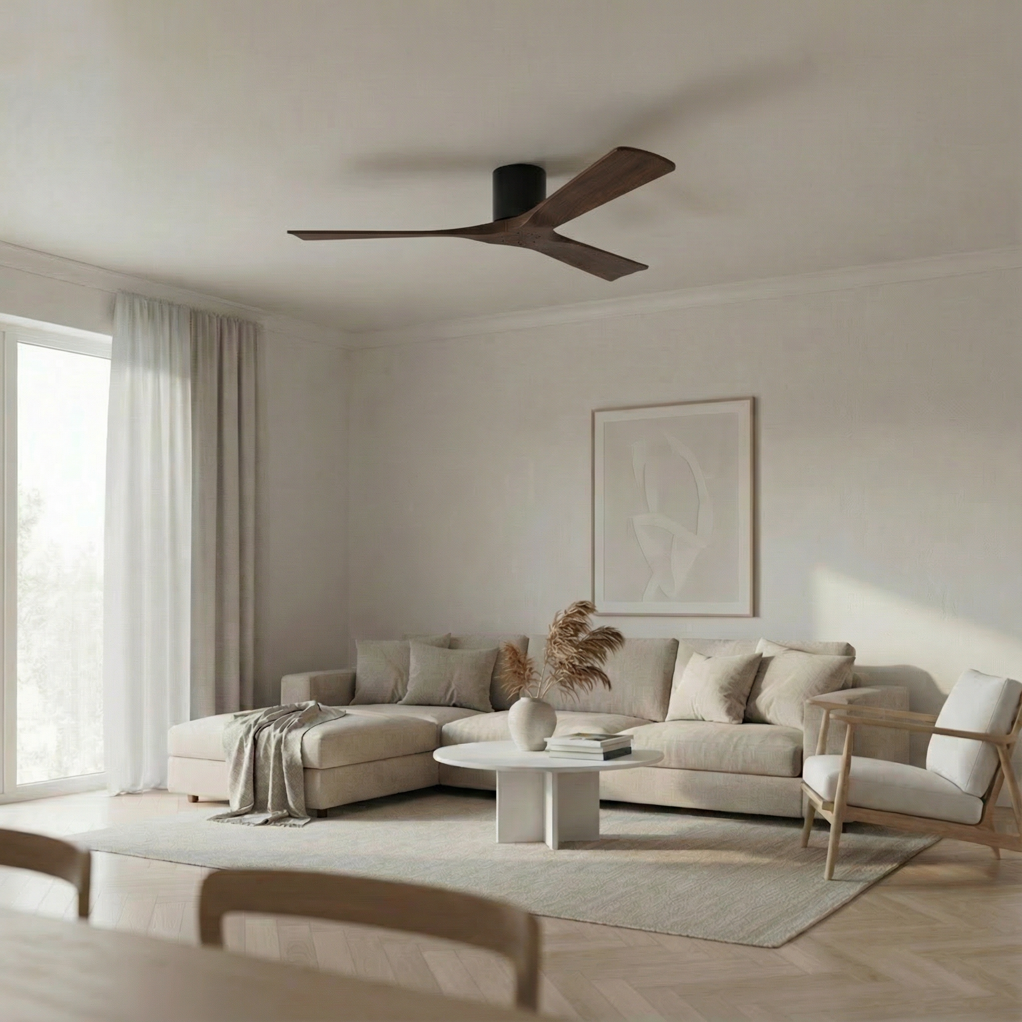 Etoile Wooden Ceiling Fan 132 cm & 112 cm