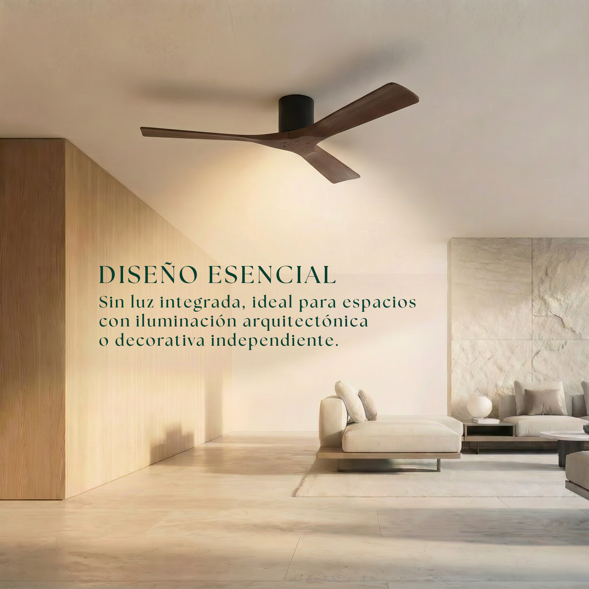Etoile Wooden Ceiling Fan 132 cm & 112 cm