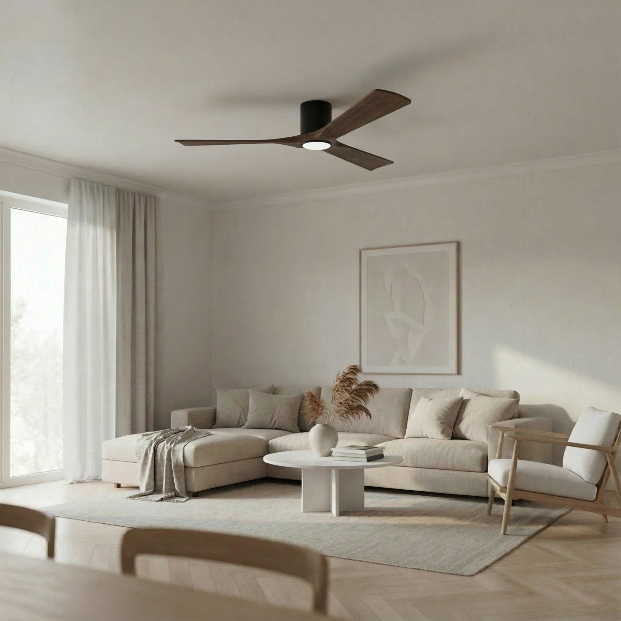 Etoile Wooden Ceiling Fan 132 cm & 112 cm