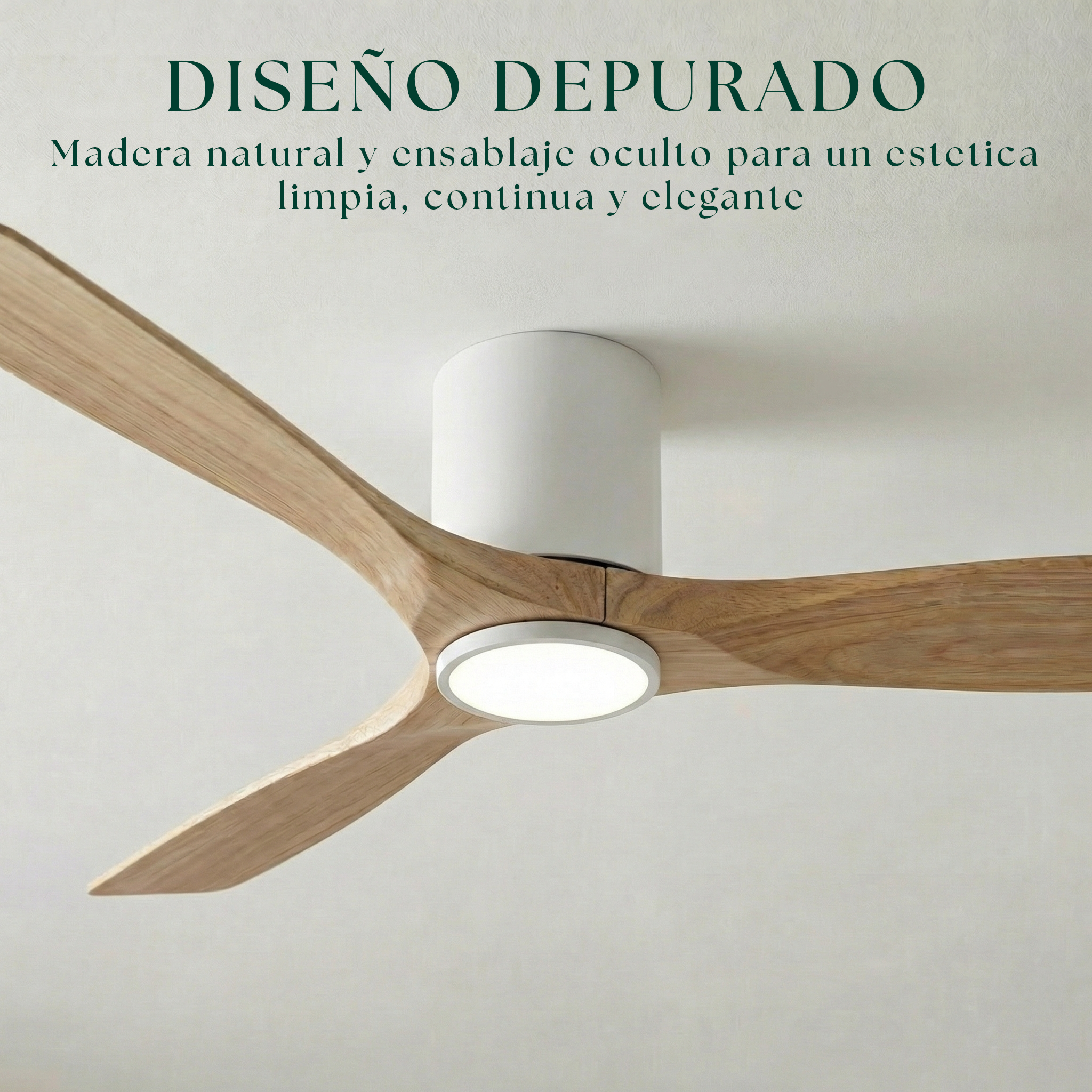 Etoile Wooden Ceiling Fan 132 cm & 112 cm
