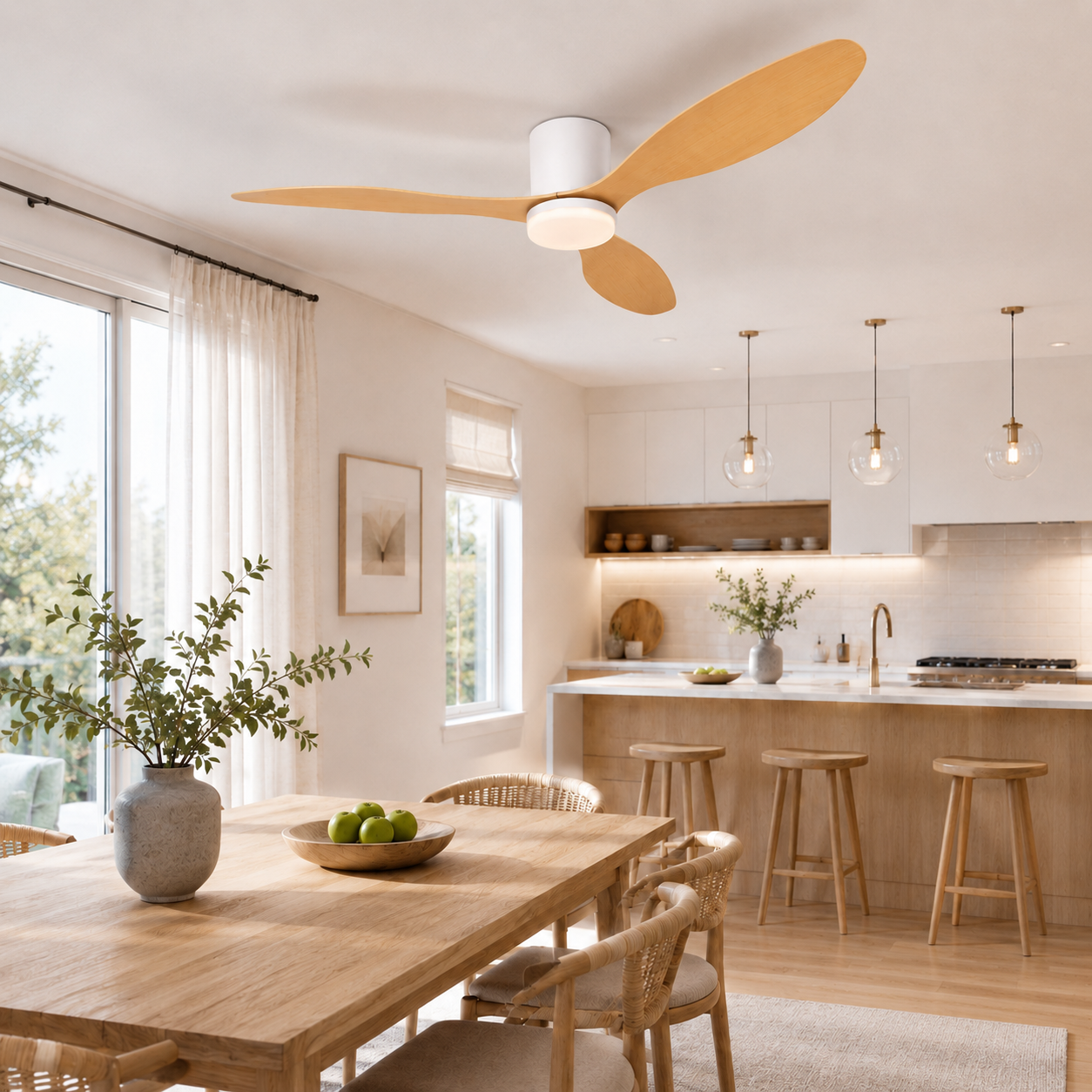 Binibeca 132 cm Ceiling Fan – 3 Blades