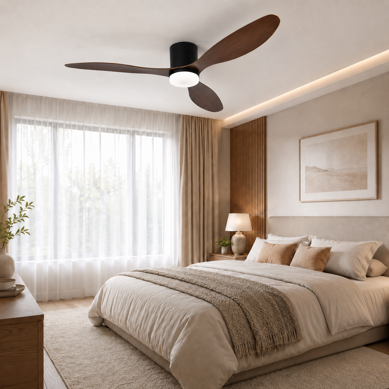 Binibeca 132 cm Ceiling Fan – 3 Blades