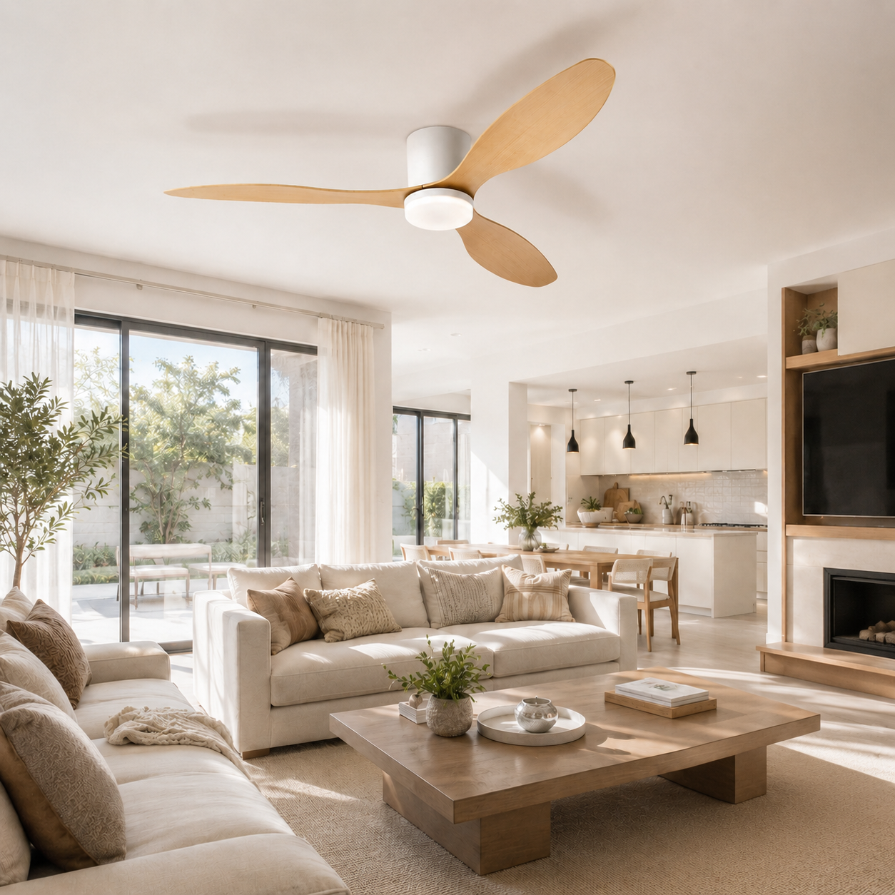 Binibeca 132 cm Ceiling Fan – 3 Blades