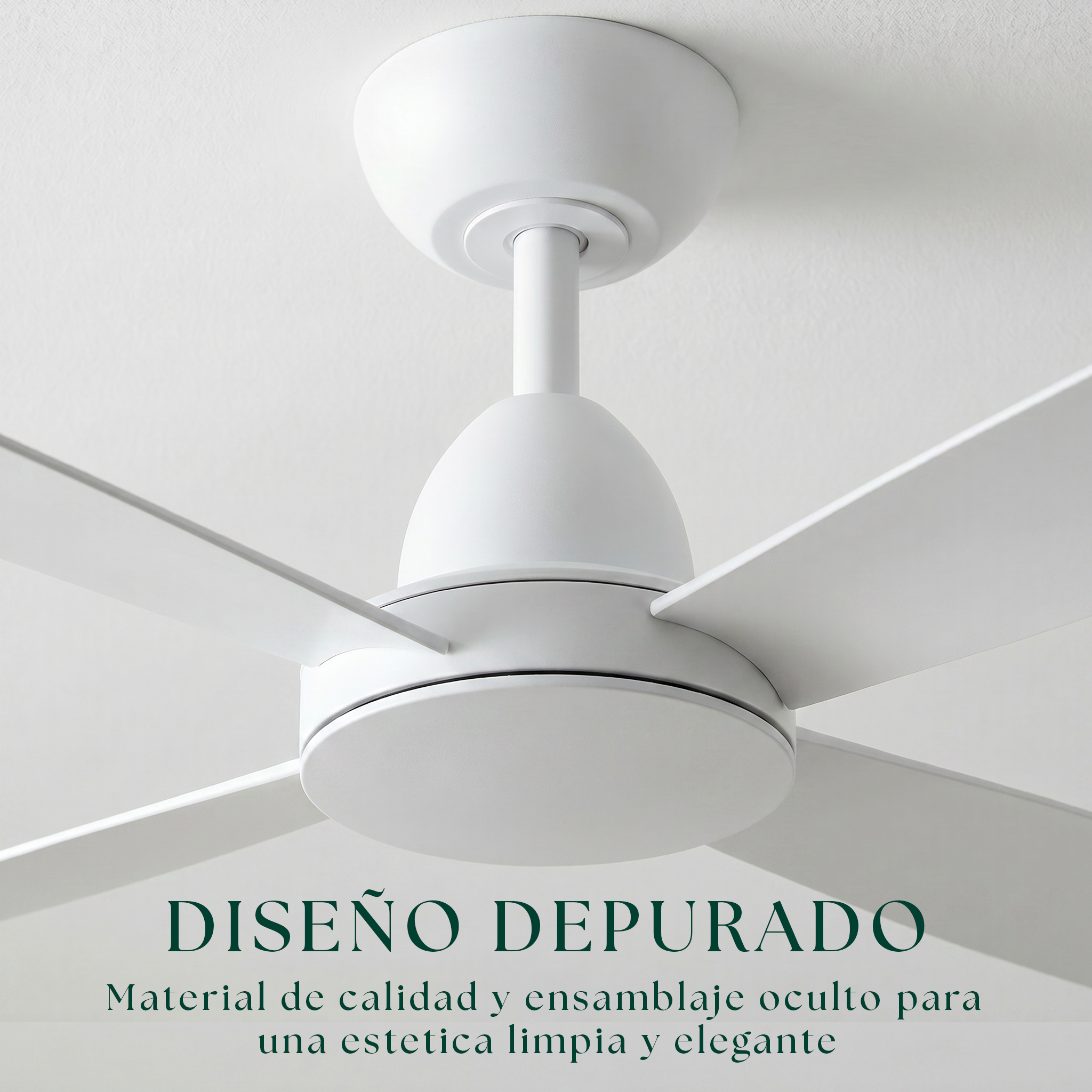 Saona 122 cm Ceiling Fan (7–20 m²) – 4 ABS Blades