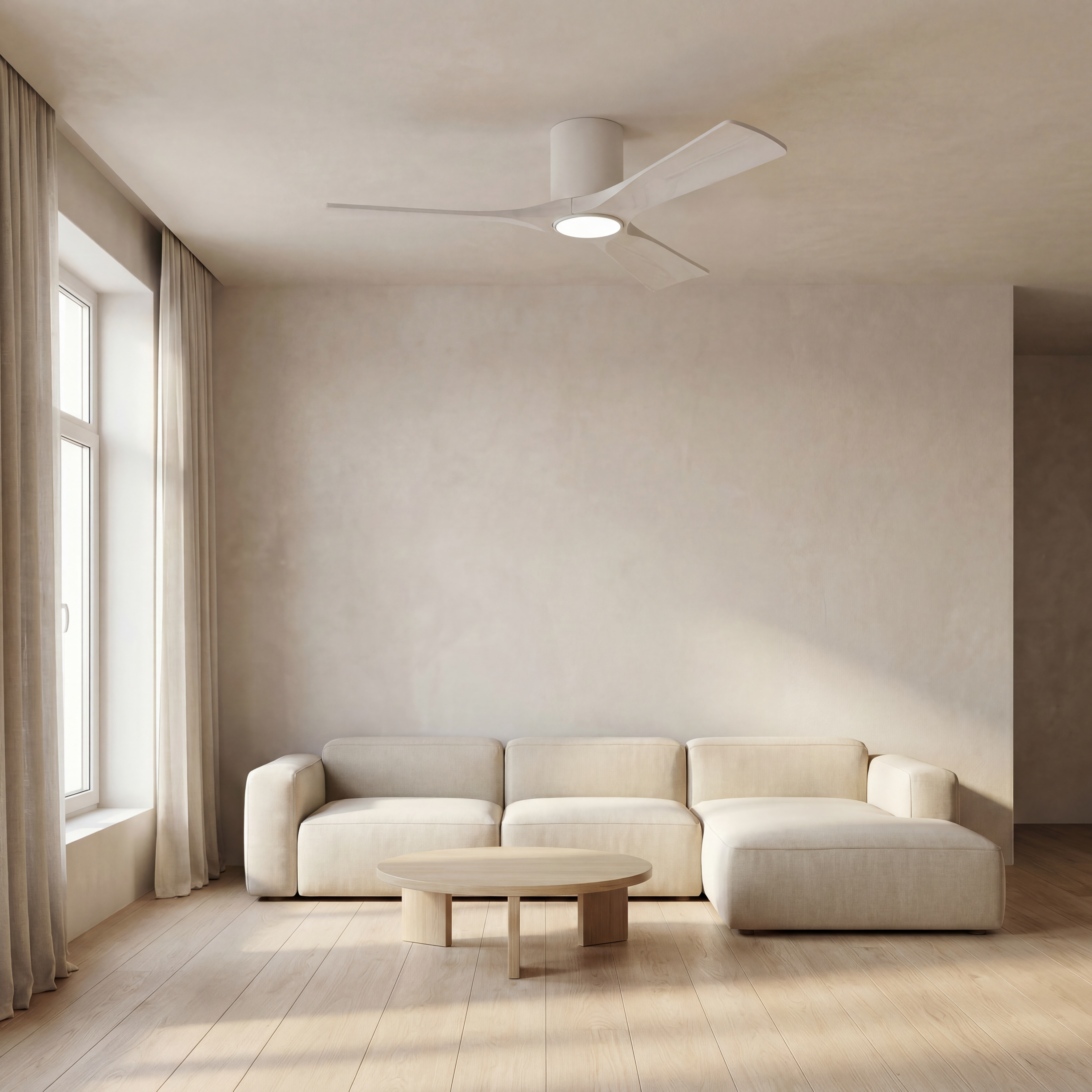 Etoile Wooden Ceiling Fan 132 cm & 112 cm