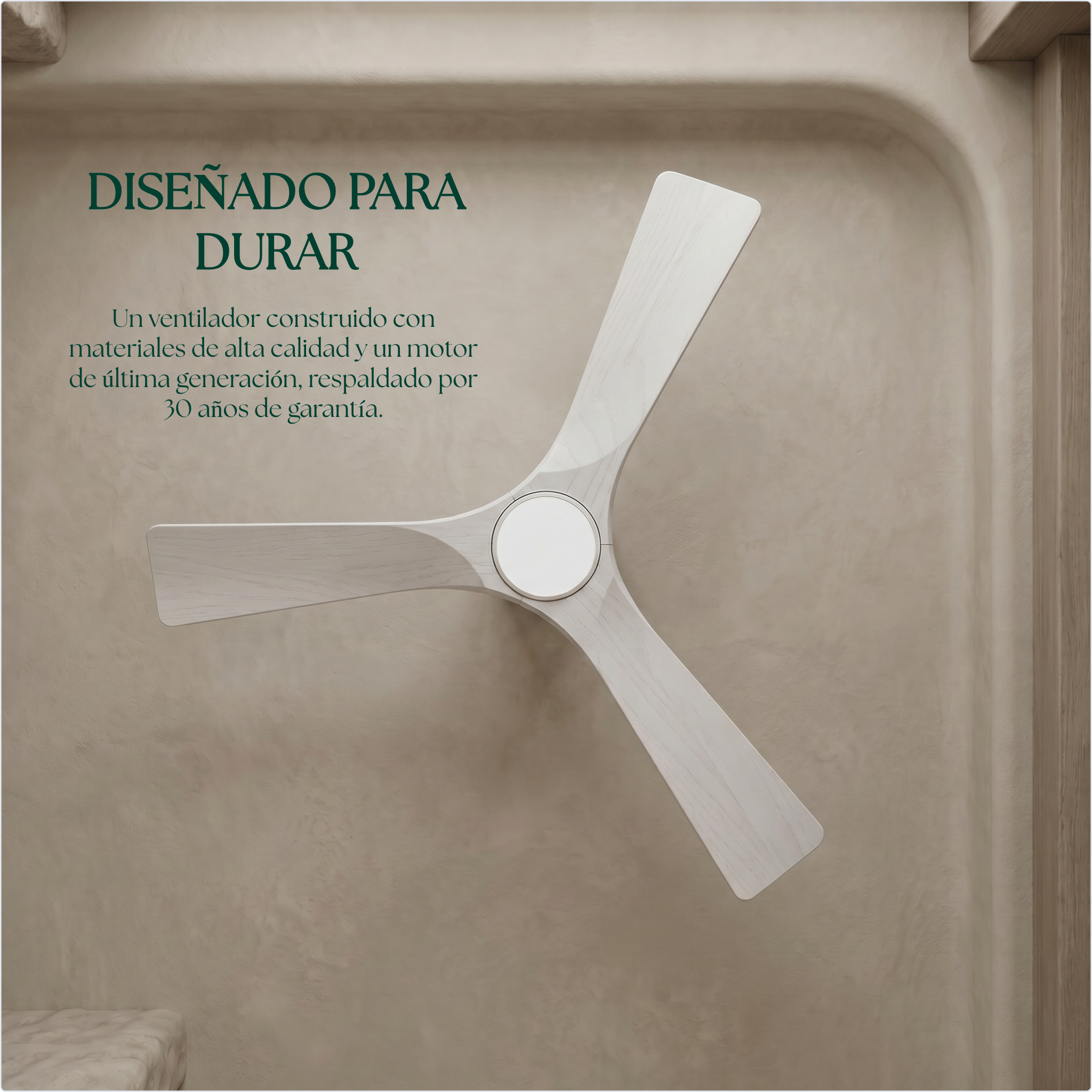 Etoile Wooden Ceiling Fan 132 cm & 112 cm