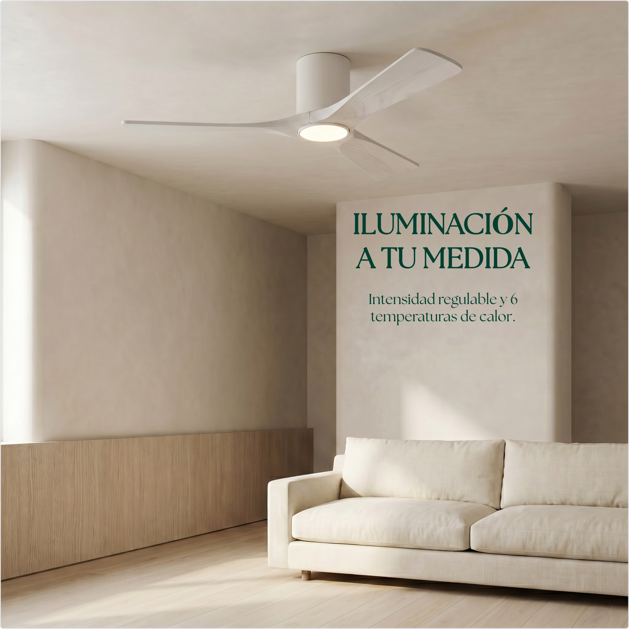 Etoile Wooden Ceiling Fan 132 cm & 112 cm