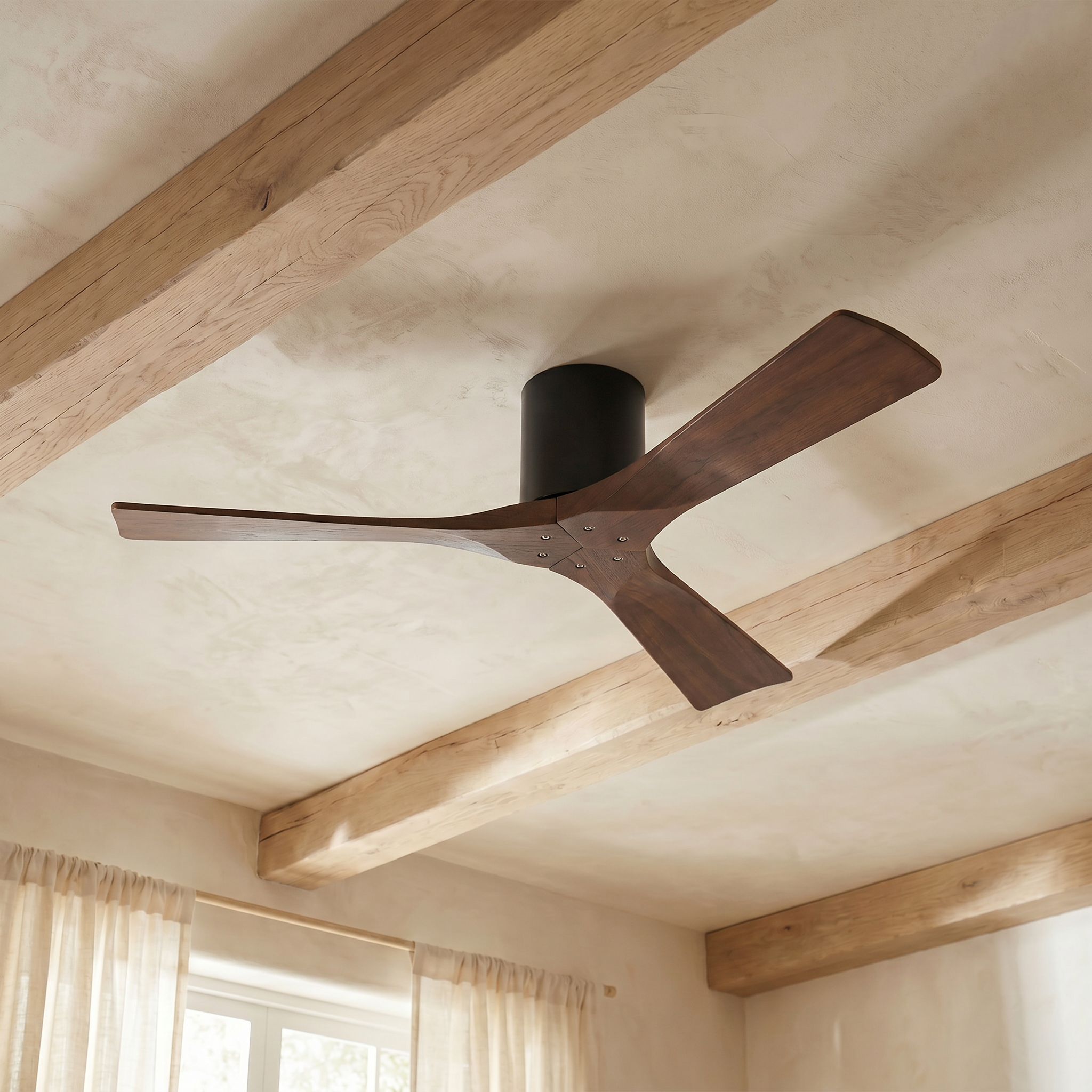 Etoile Wooden Ceiling Fan 132 cm & 112 cm