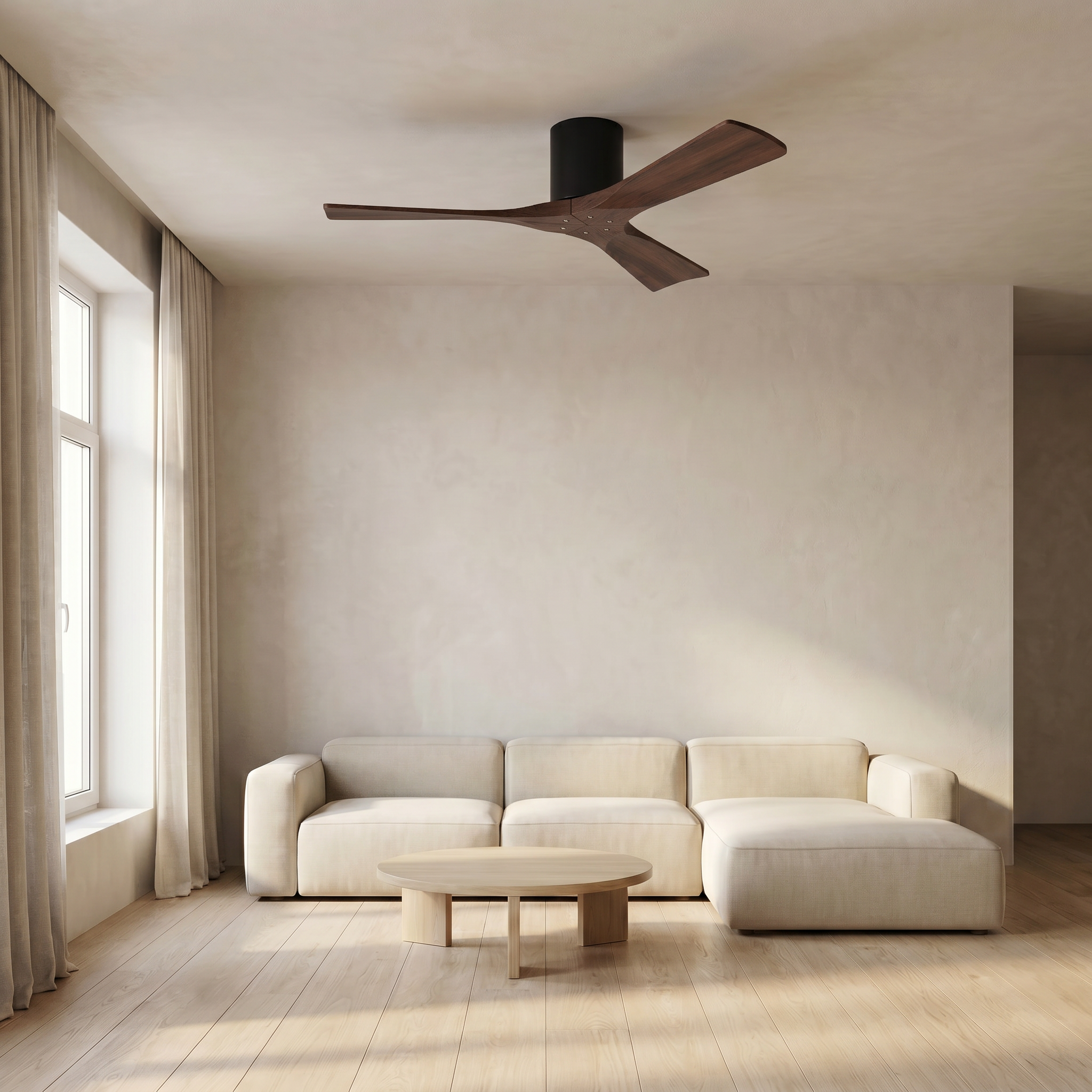 Etoile Wooden Ceiling Fan 132 cm & 112 cm