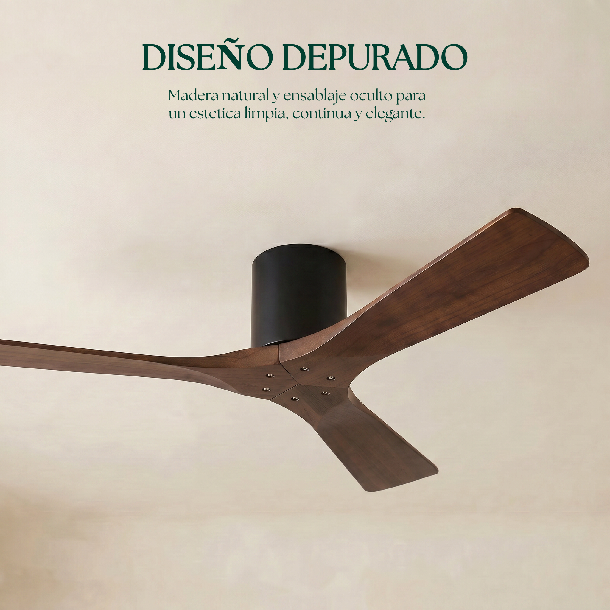 Etoile Wooden Ceiling Fan 132 cm & 112 cm