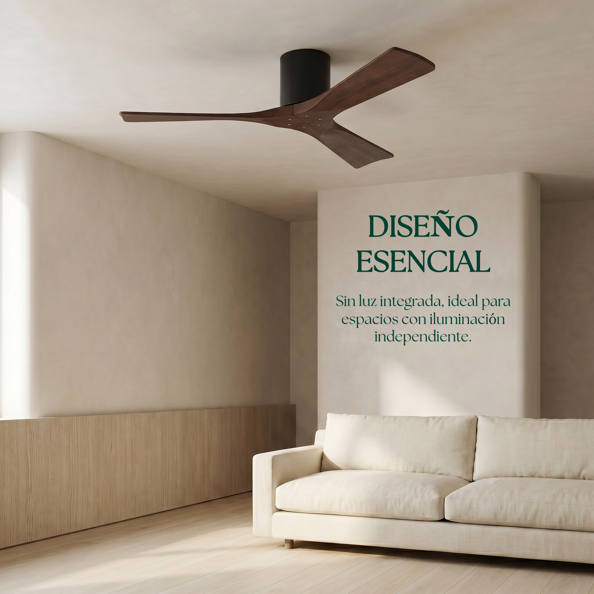 Etoile Wooden Ceiling Fan 132 cm & 112 cm