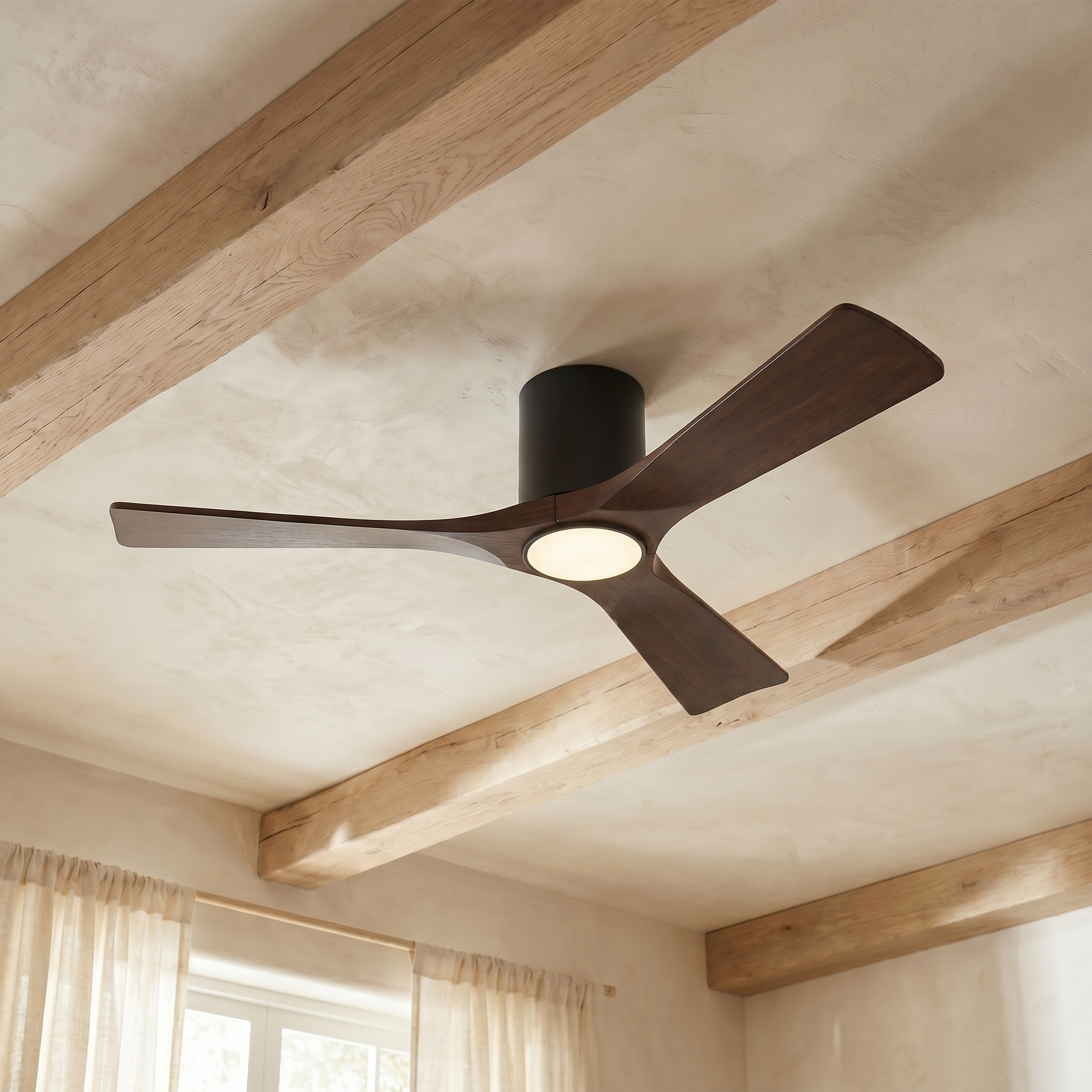 Etoile Wooden Ceiling Fan 132 cm & 112 cm