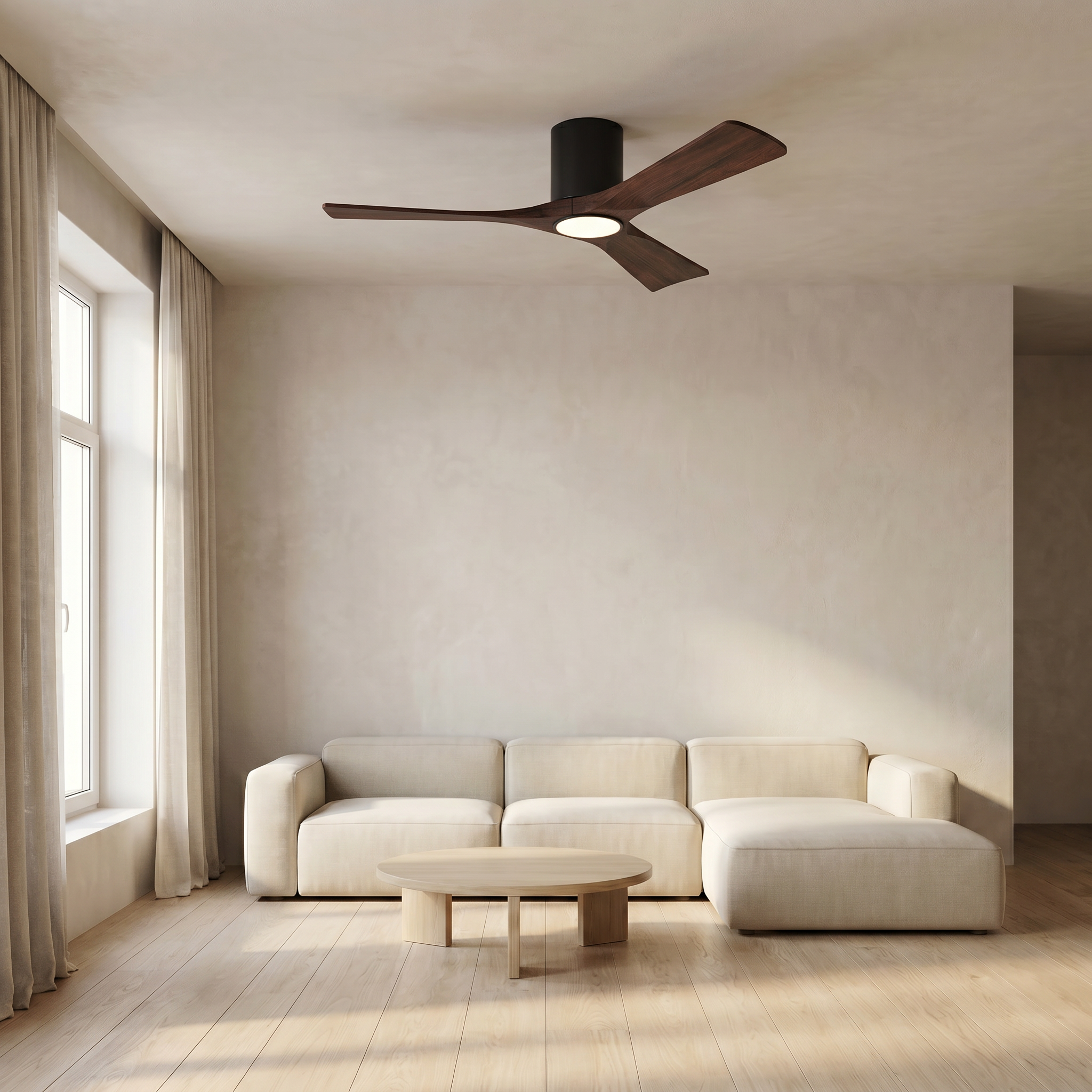 Etoile Wooden Ceiling Fan 132 cm & 112 cm