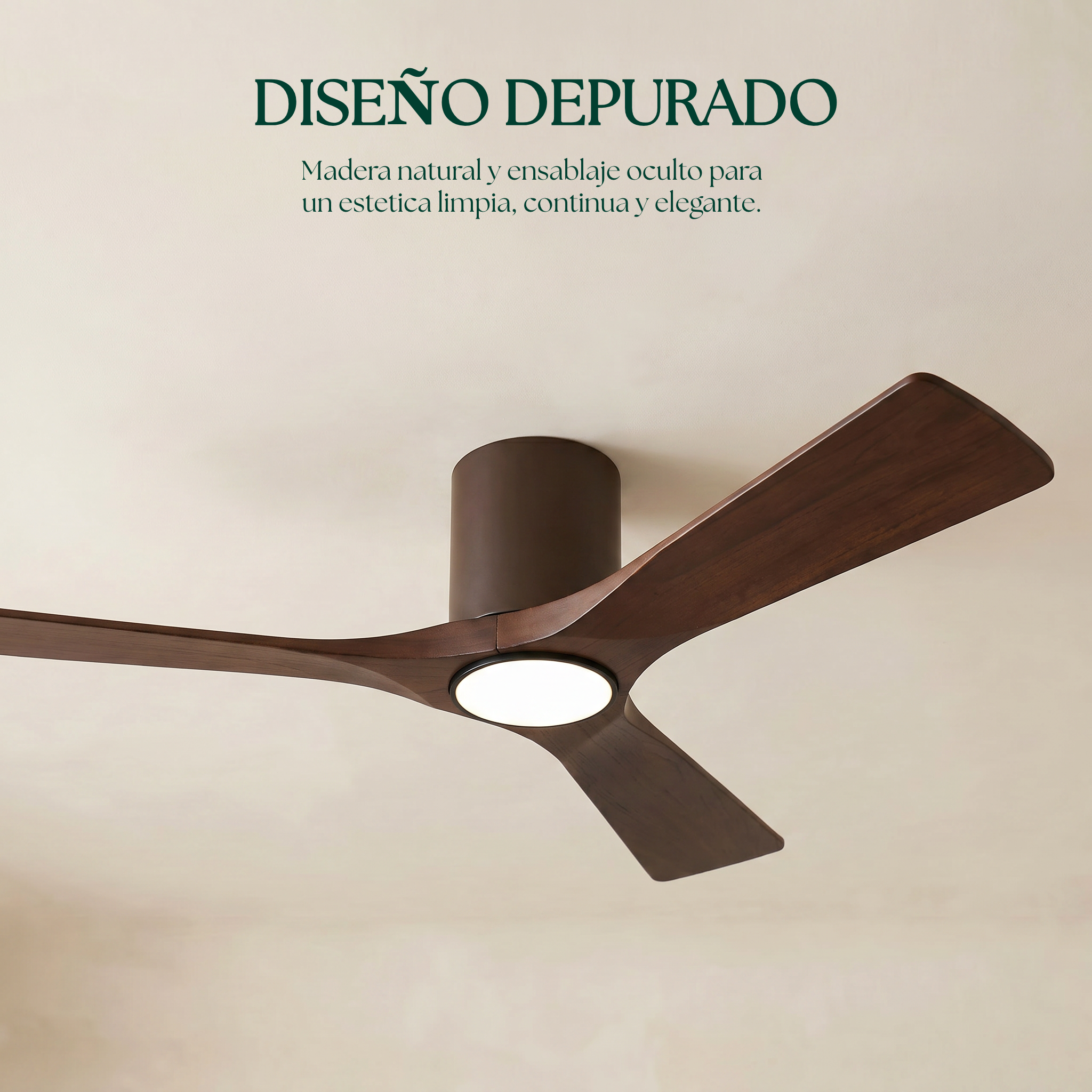 Etoile Wooden Ceiling Fan 132 cm & 112 cm