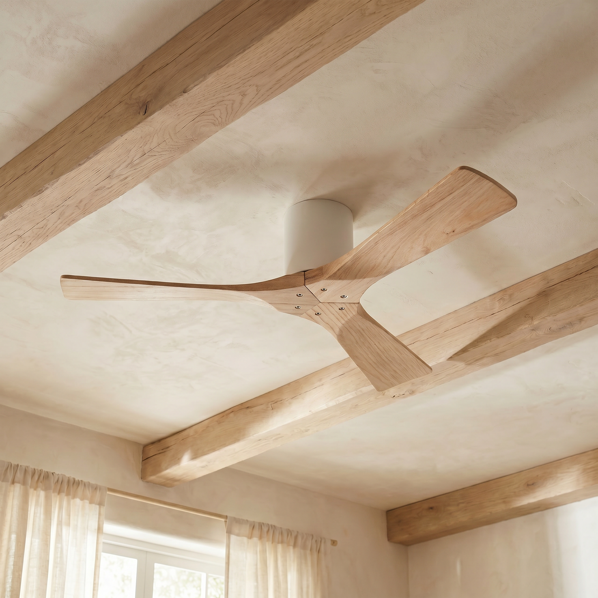 Etoile Wooden Ceiling Fan 132 cm & 112 cm