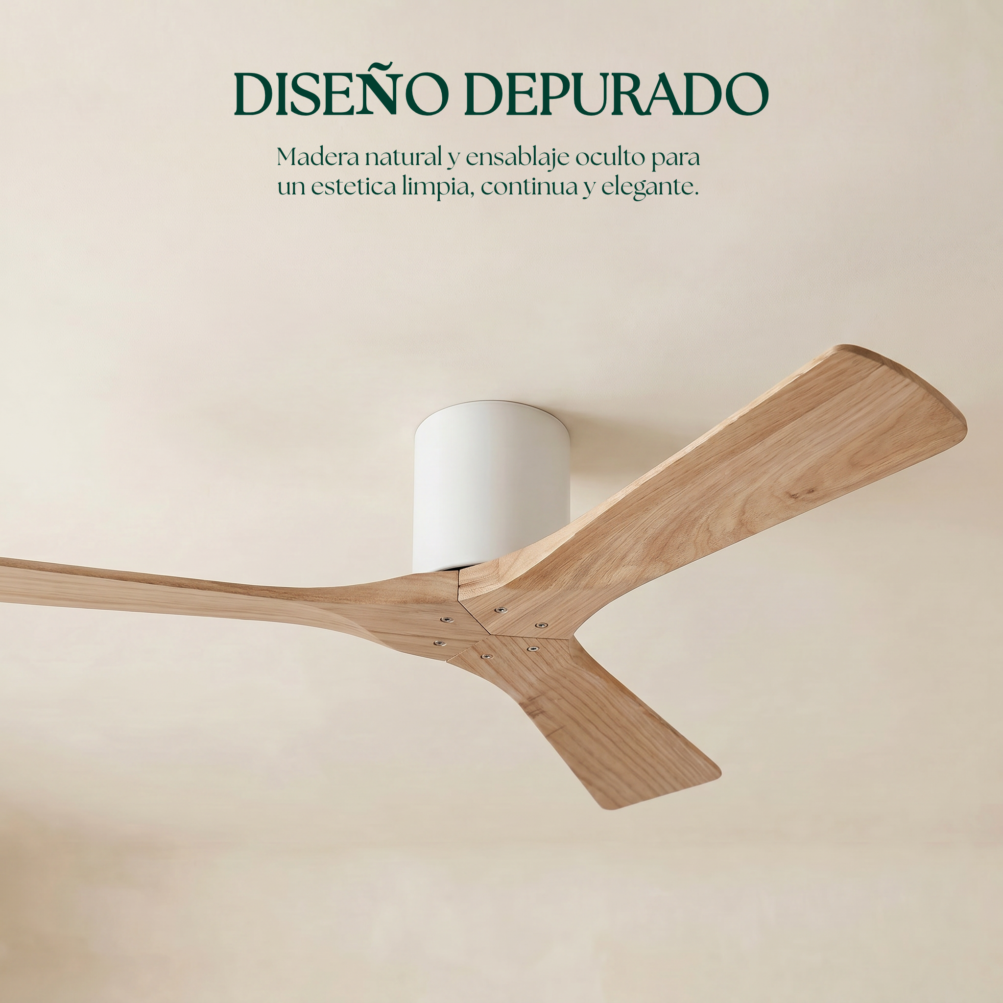 Etoile Wooden Ceiling Fan 132 cm & 112 cm