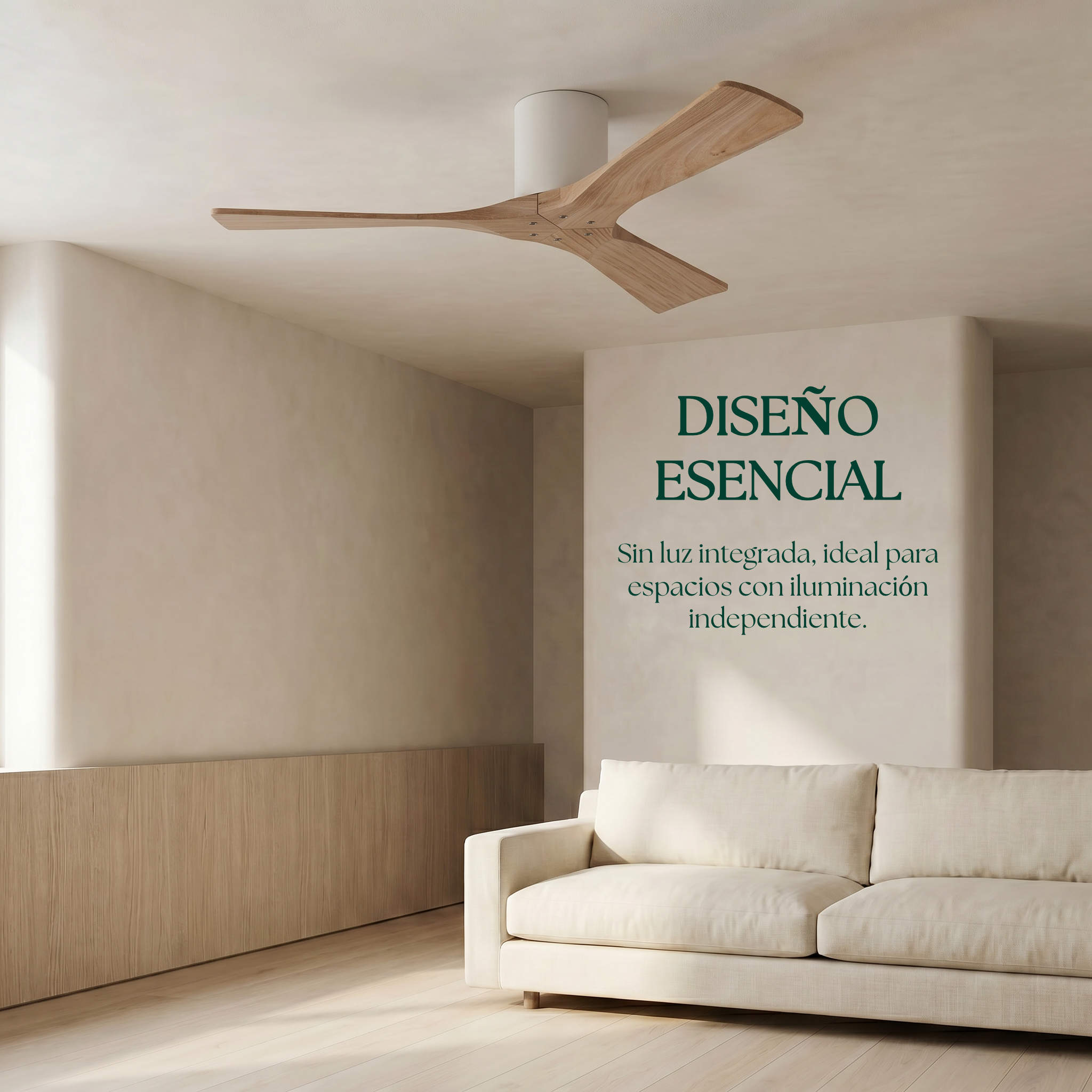 Etoile Wooden Ceiling Fan 132 cm & 112 cm