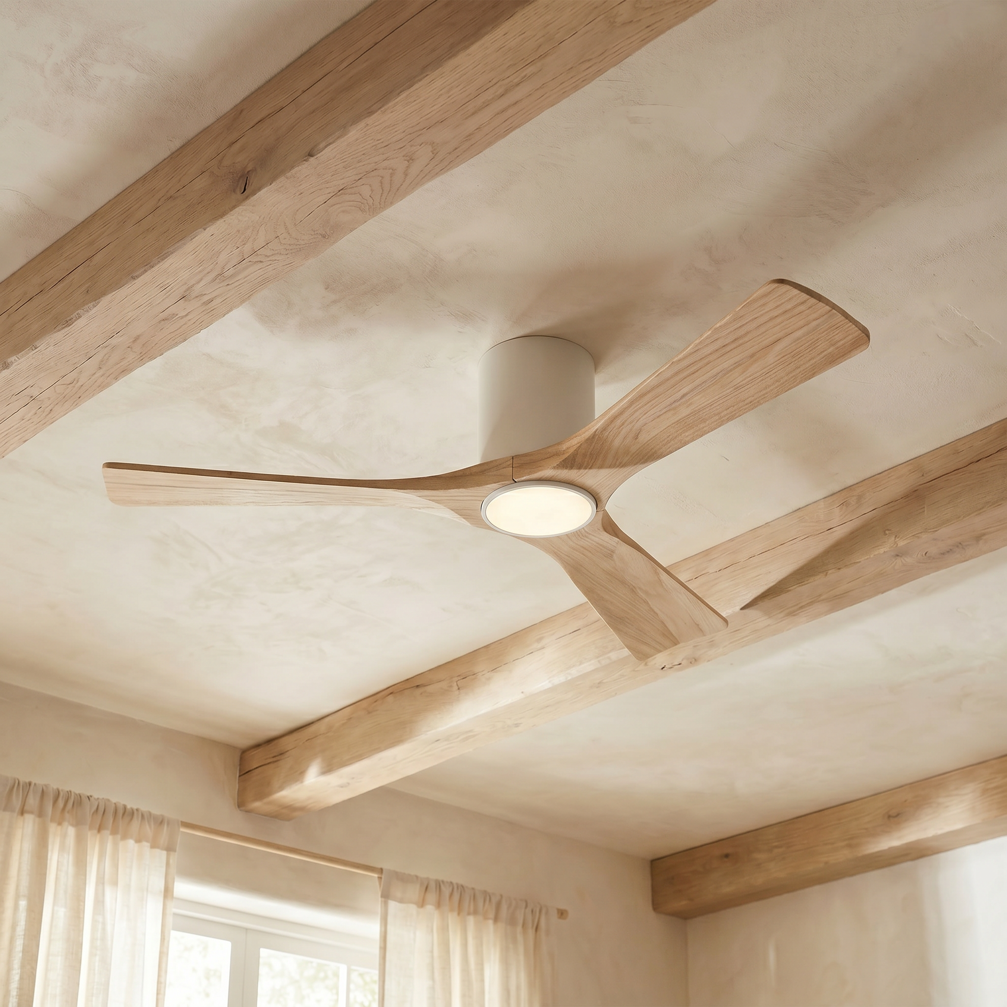 Etoile Wooden Ceiling Fan 132 cm & 112 cm