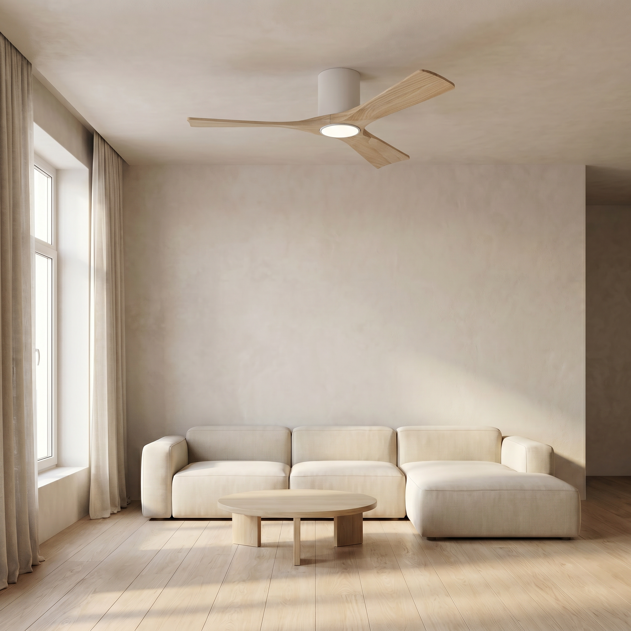 Etoile Wooden Ceiling Fan 132 cm & 112 cm