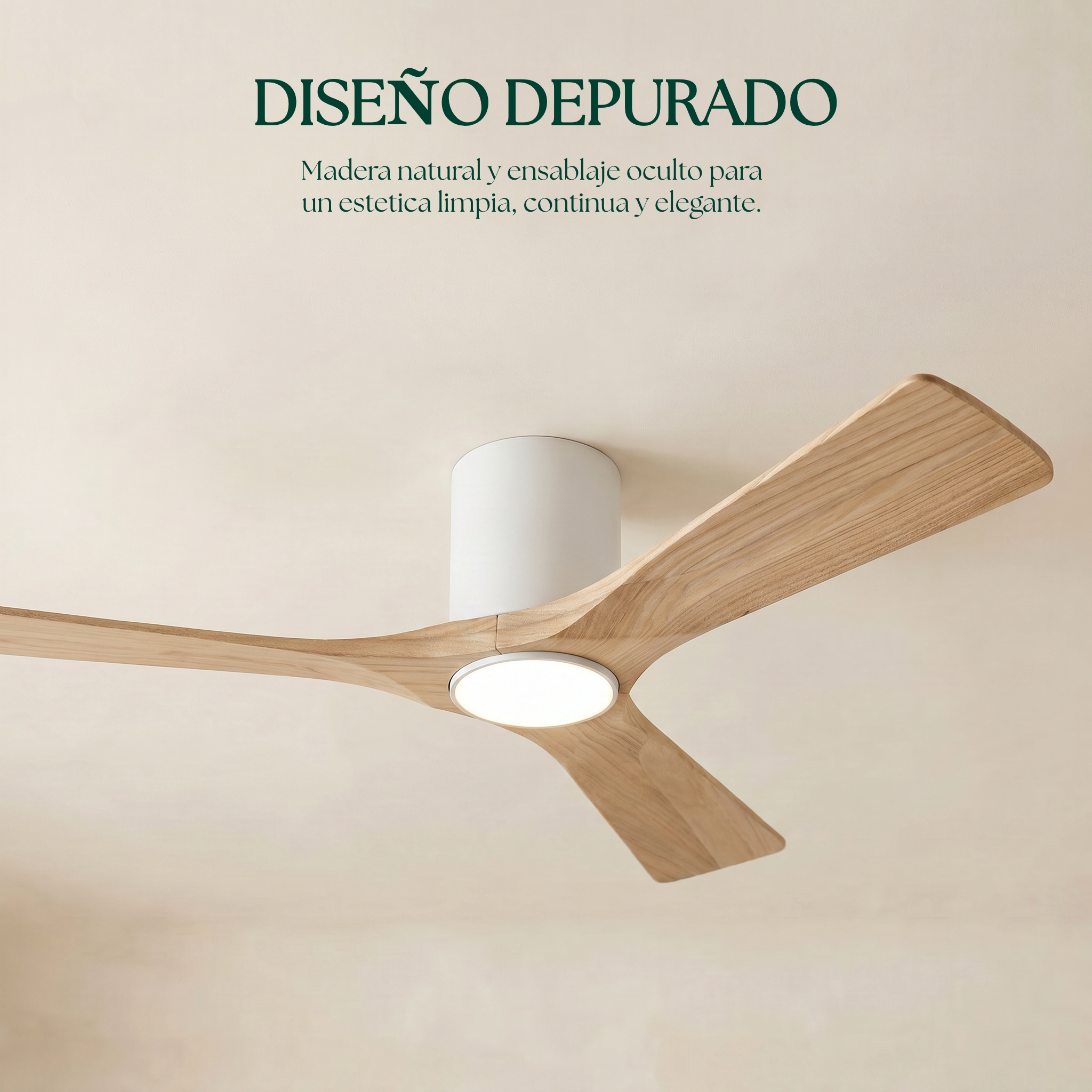 Etoile Wooden Ceiling Fan 132 cm & 112 cm