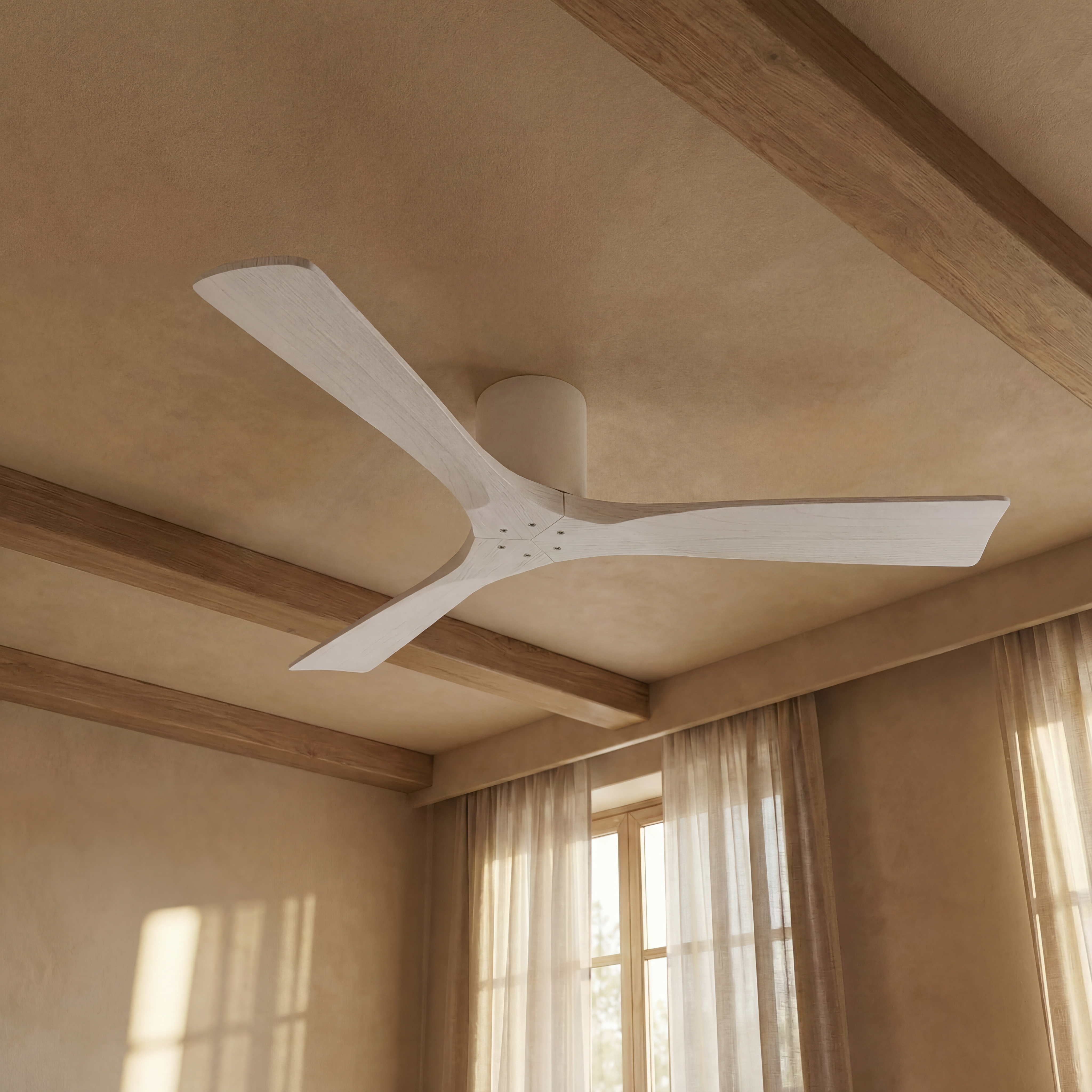 Etoile Wooden Ceiling Fan 132 cm & 112 cm