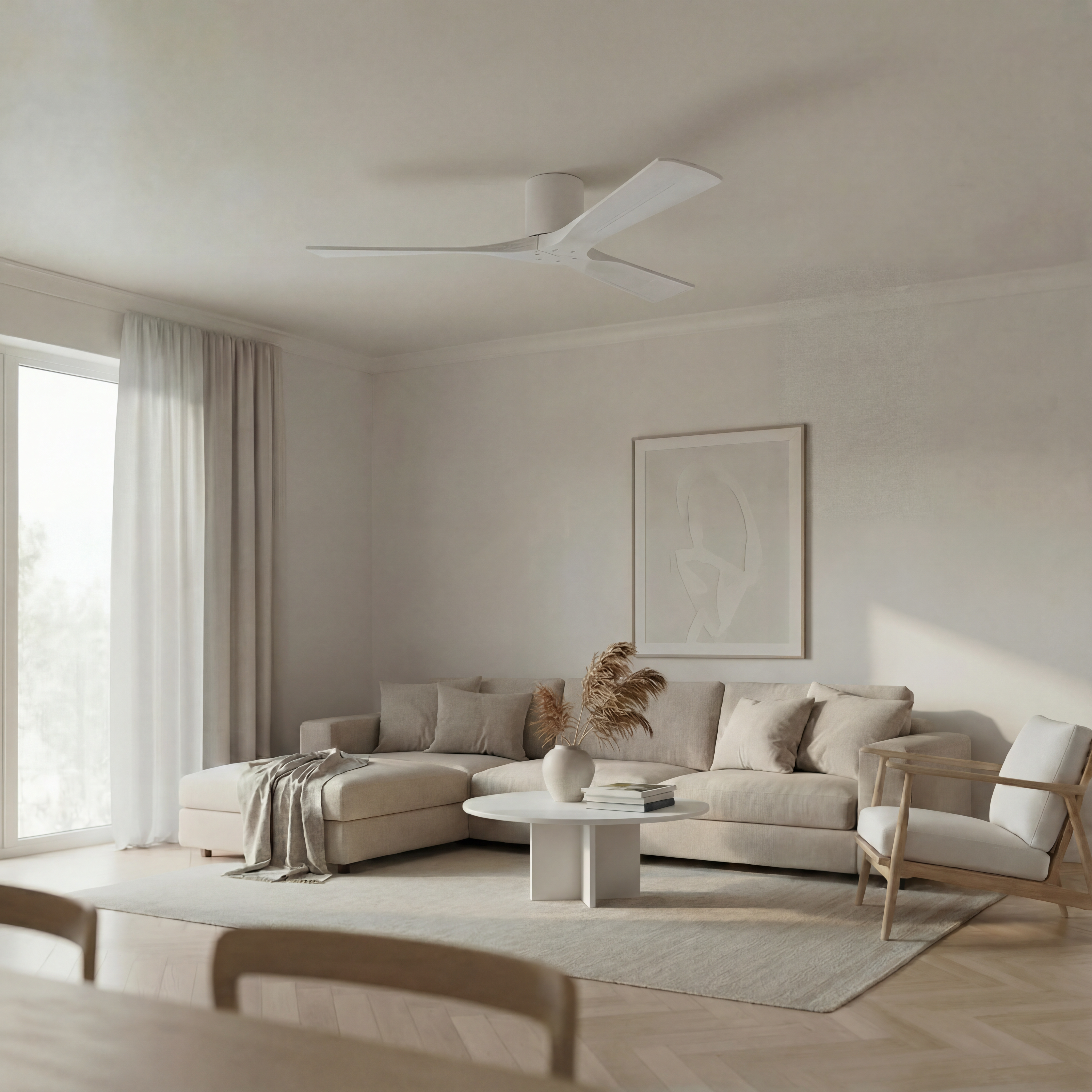 Etoile Wooden Ceiling Fan 132 cm & 112 cm