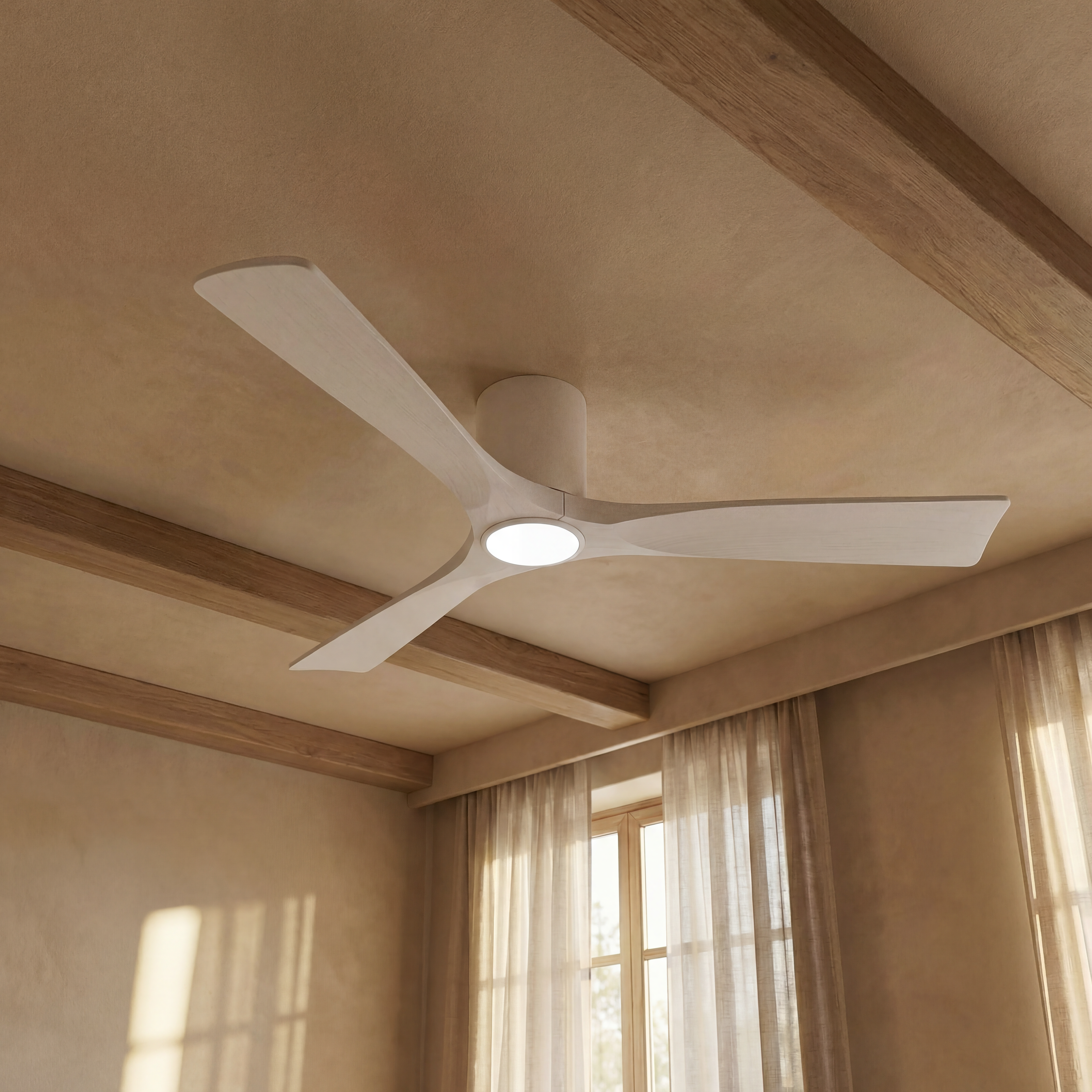 Etoile Wooden Ceiling Fan 132 cm & 112 cm
