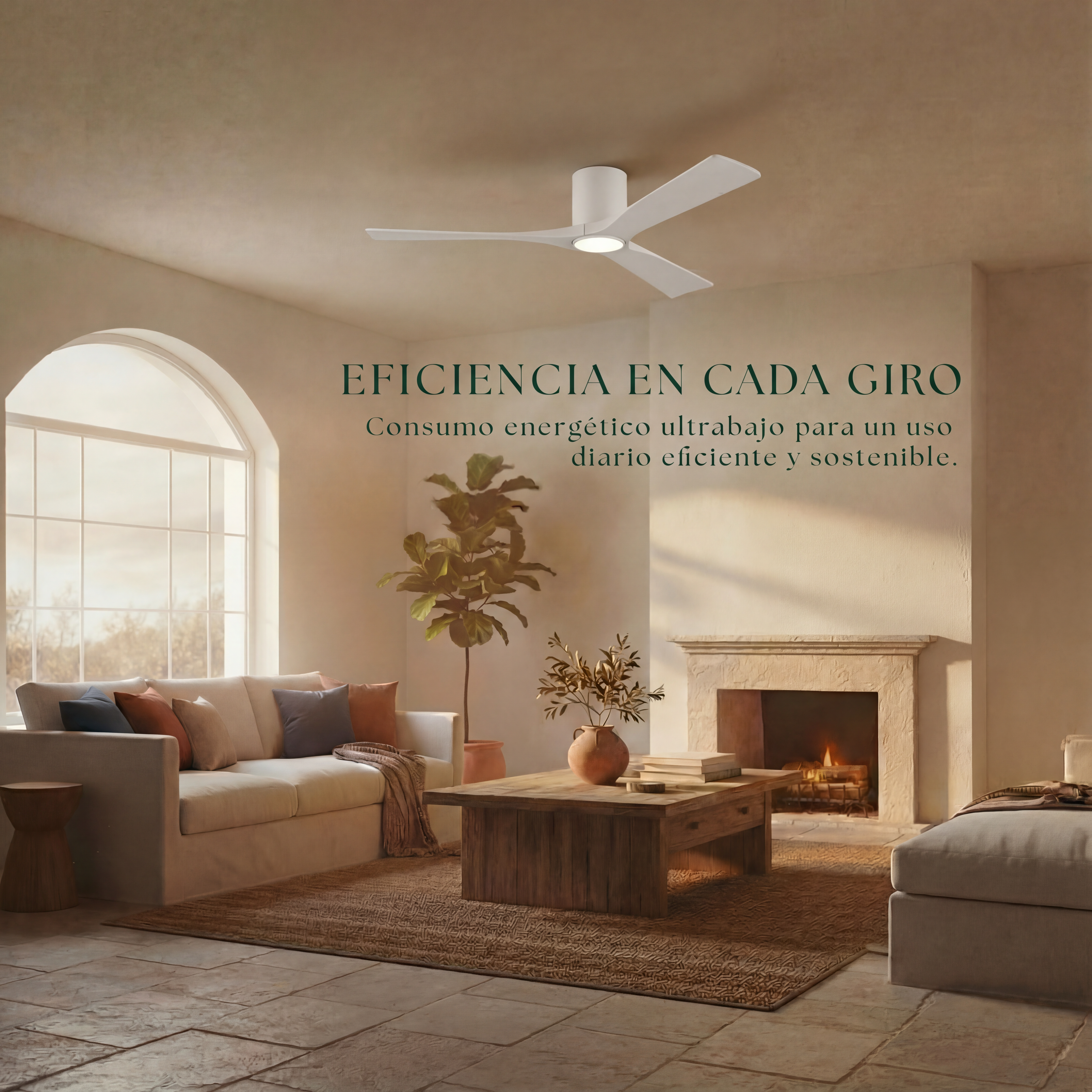 Etoile Wooden Ceiling Fan 132 cm & 112 cm