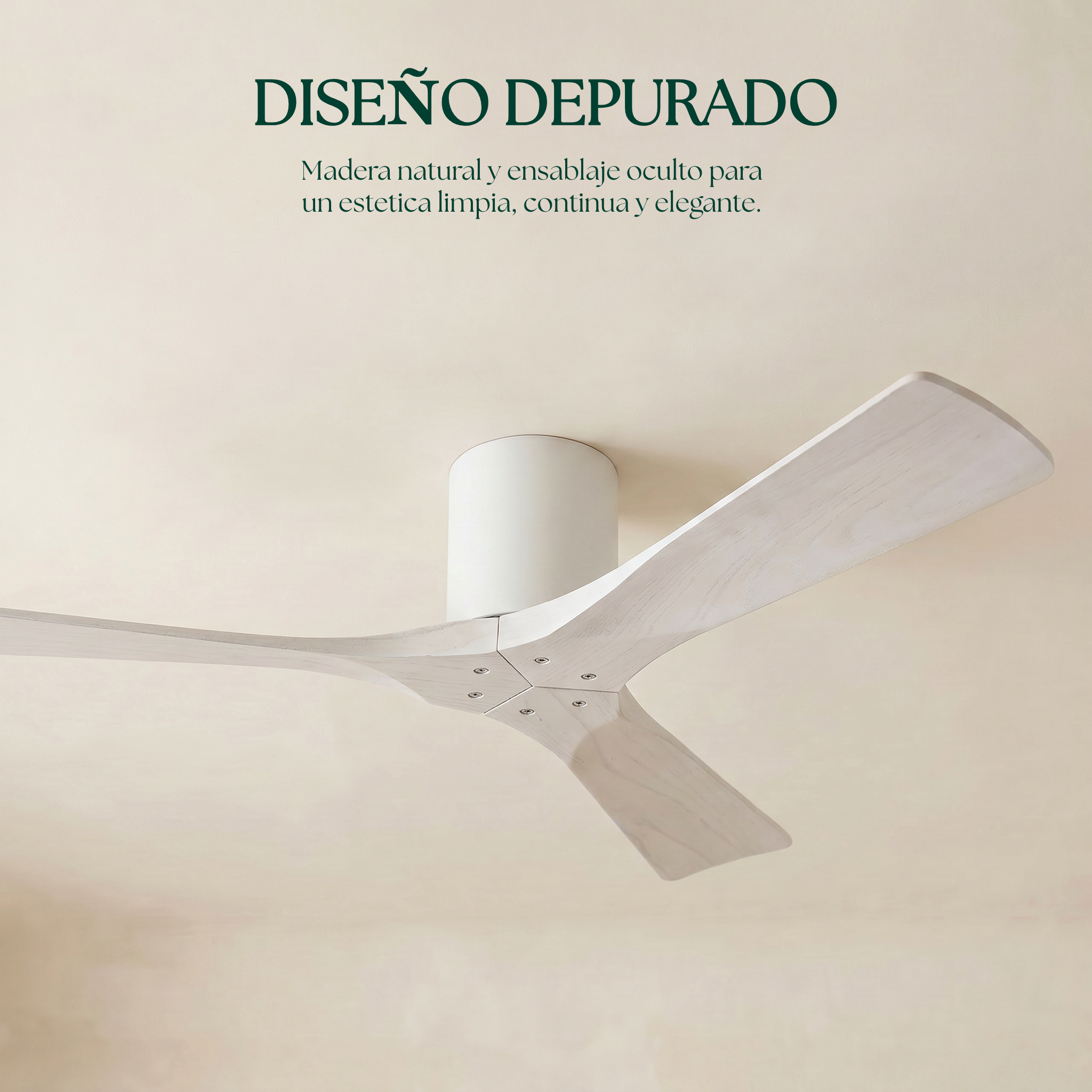 Etoile Wooden Ceiling Fan 132 cm & 112 cm