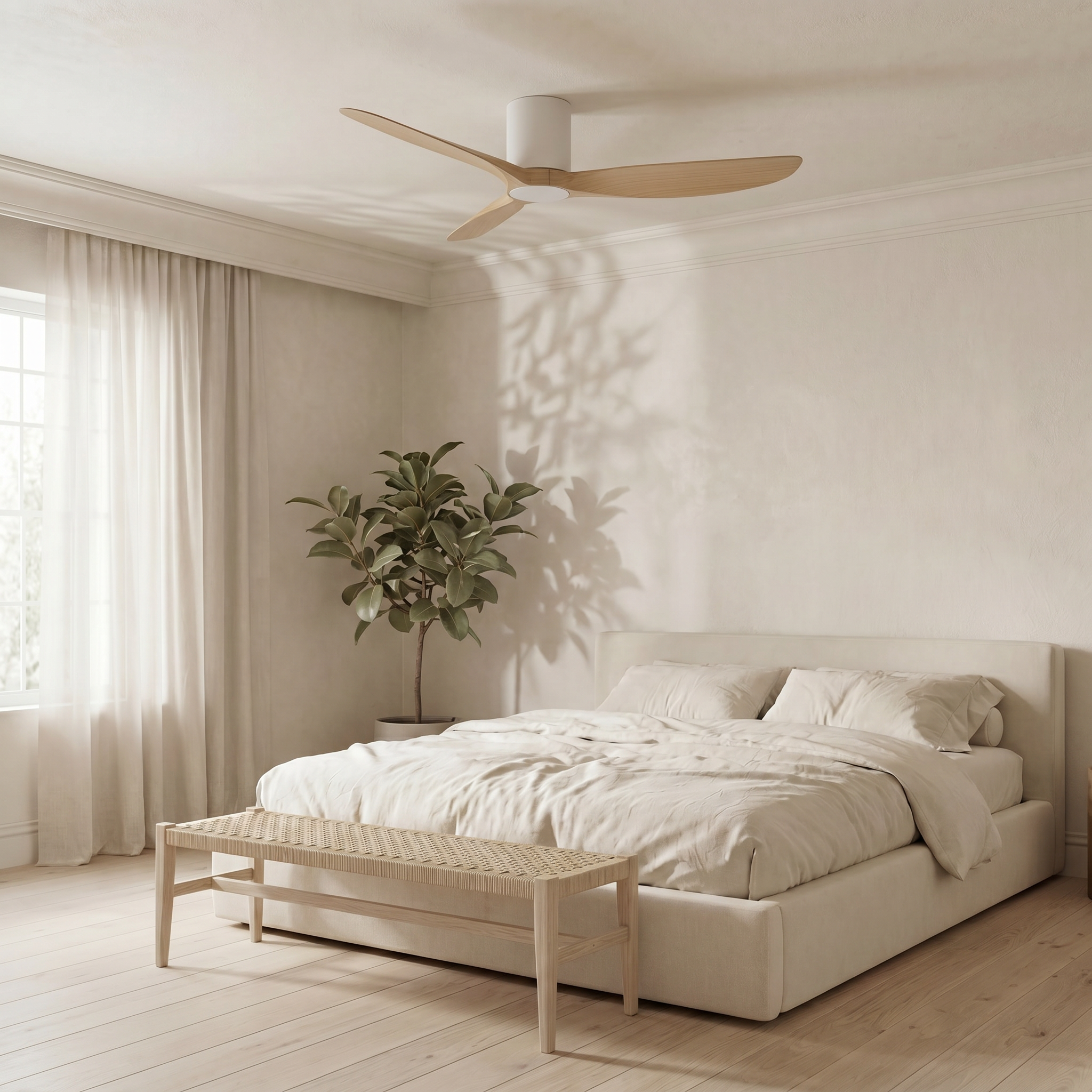Golfet 132 cm Ceiling Fan (10–20 m²) – 3 ABS Blades