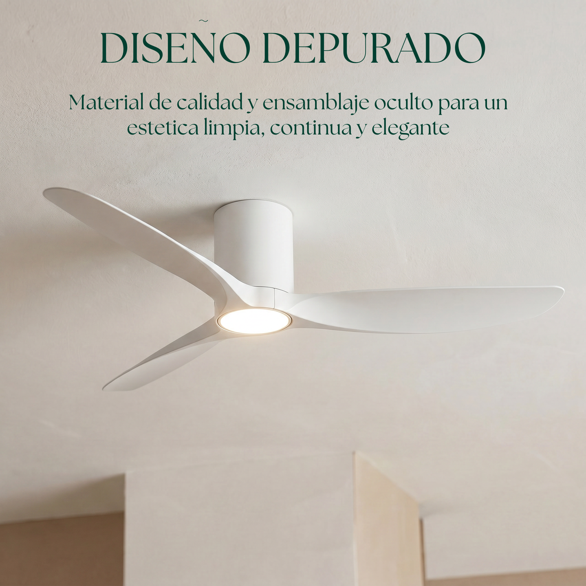 Golfet 132 cm Ceiling Fan (10–20 m²) – 3 ABS Blades