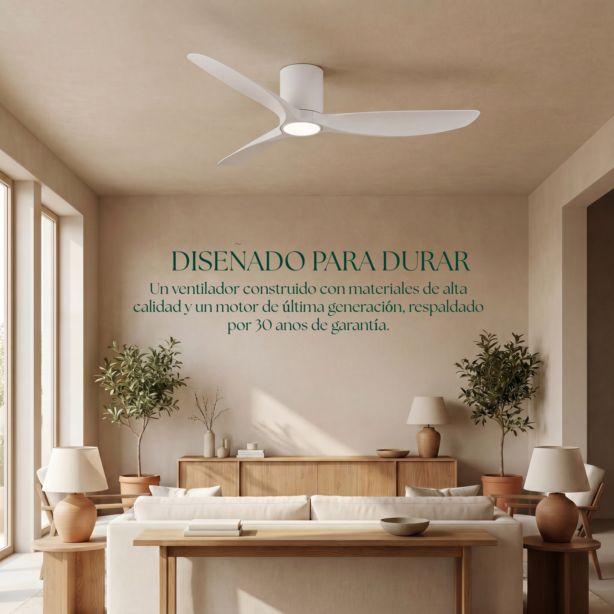 Golfet 132 cm Ceiling Fan (10–20 m²) – 3 ABS Blades
