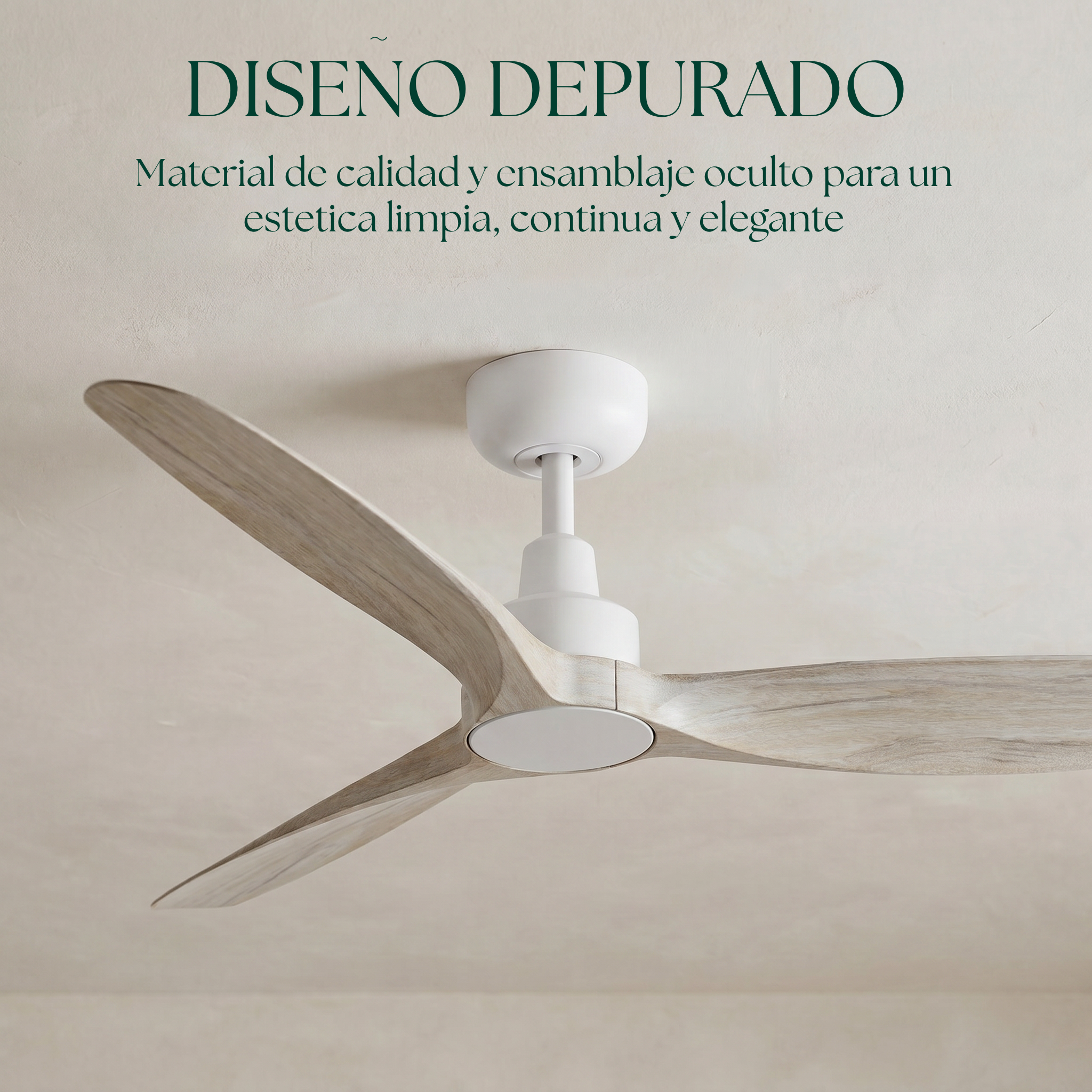 Marea 132 cm Ceiling Fan (10–25 m²) – 3 ABS Blades