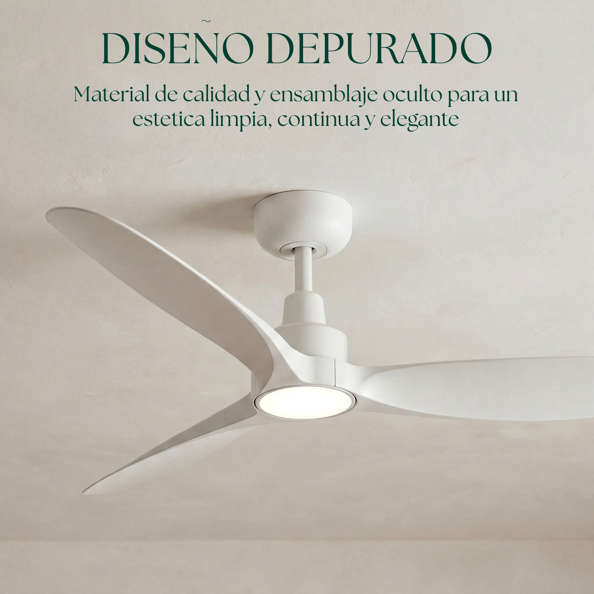 Marea 132 cm Ceiling Fan (10–25 m²) – 3 ABS Blades