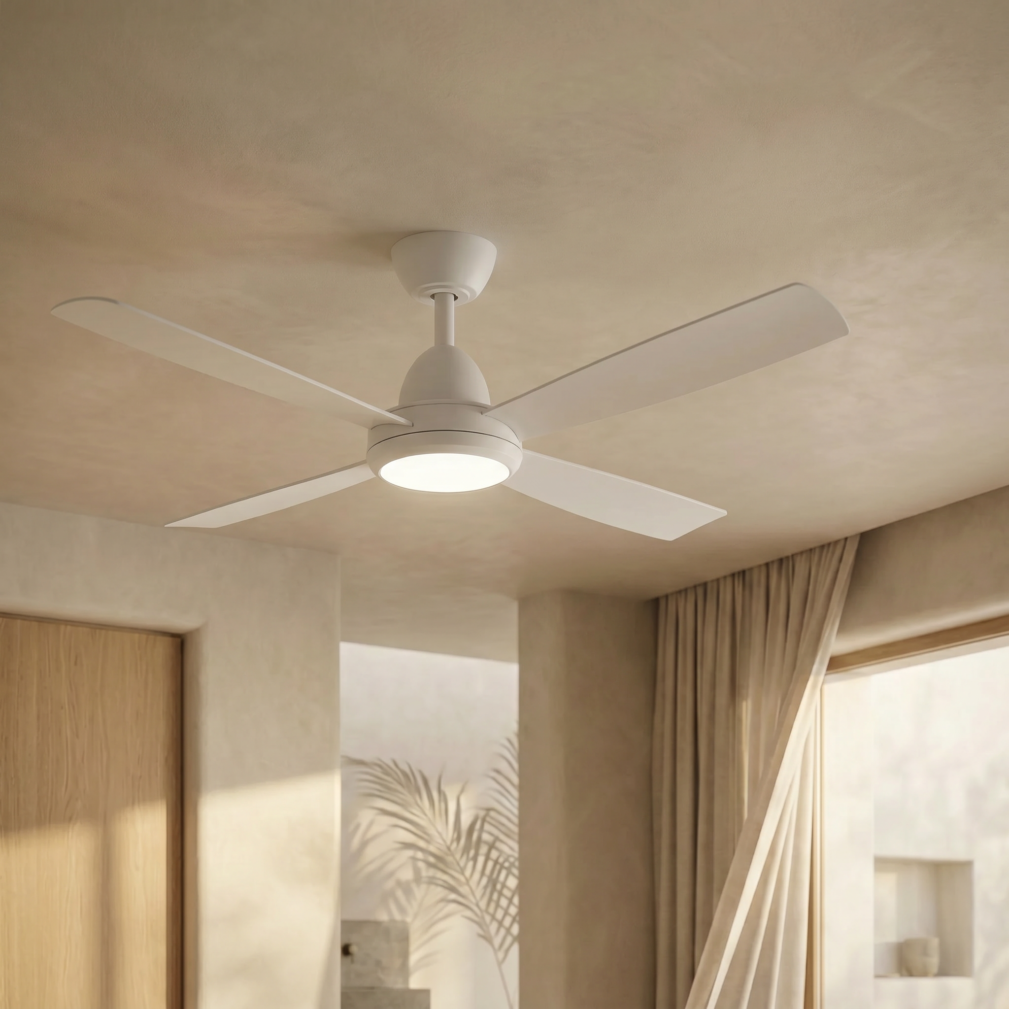Saona 122 cm Ceiling Fan (7–20 m²) – 4 ABS Blades