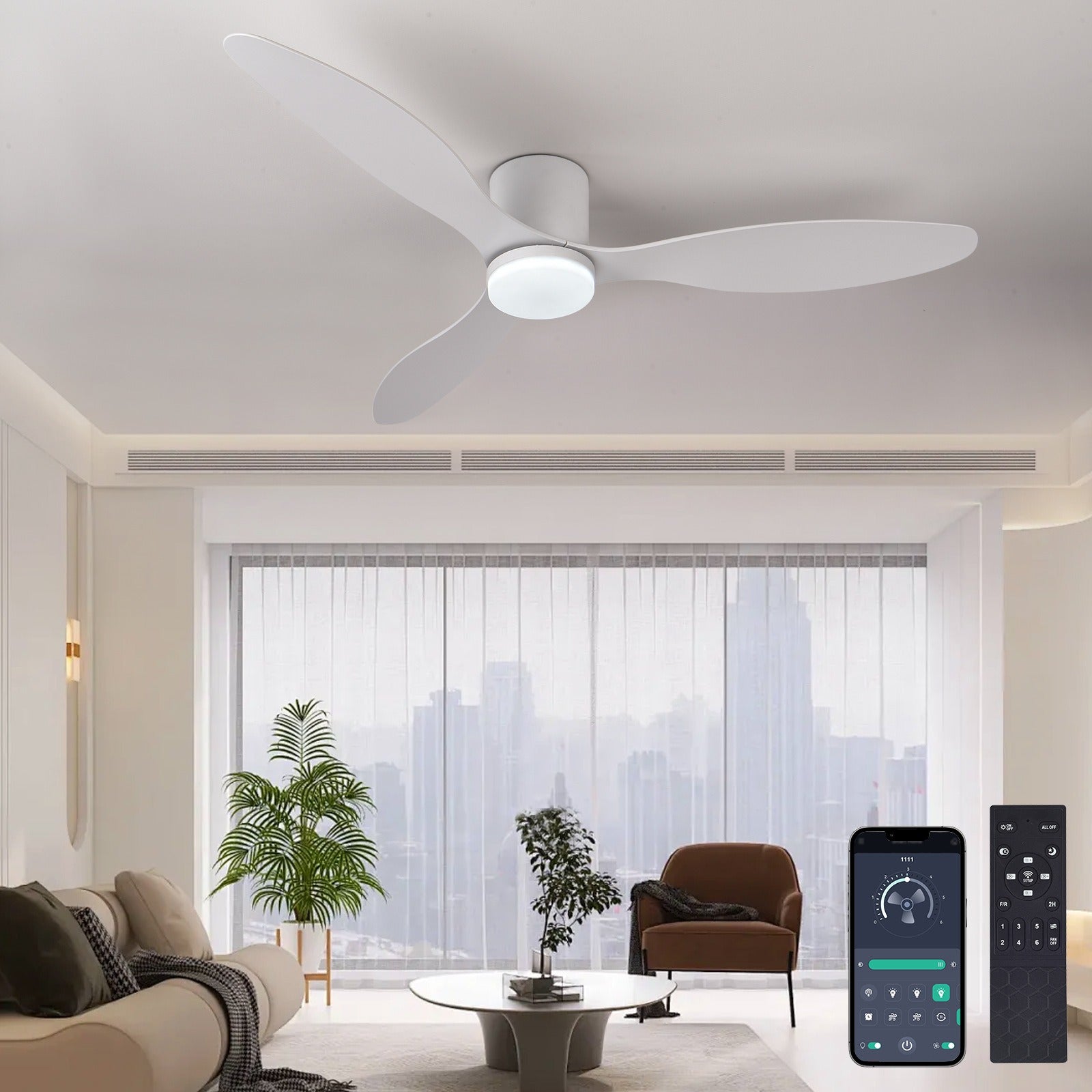 Binibeca 132 cm Ceiling Fan – 3 Blades