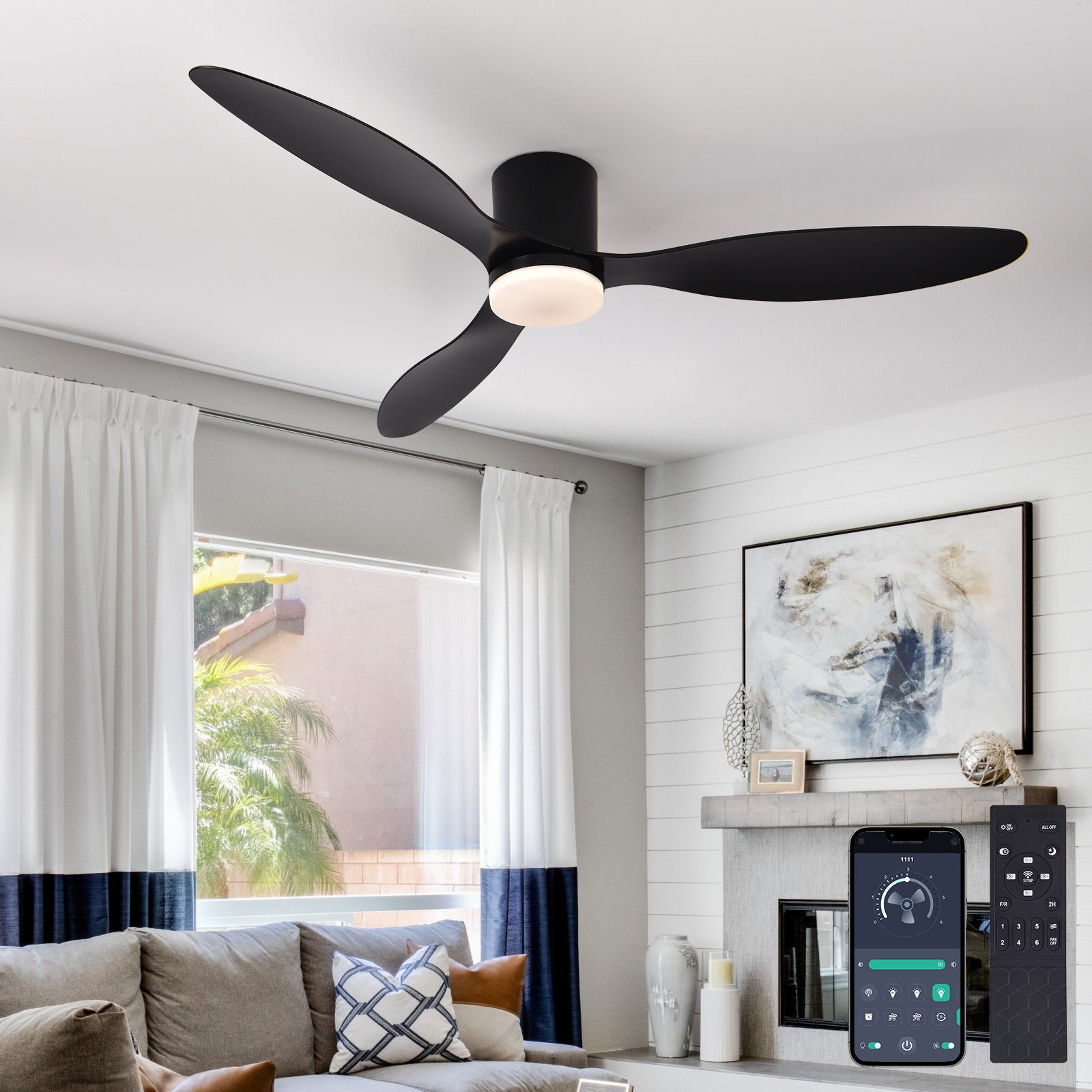 Binibeca 132 cm Ceiling Fan – 3 Blades