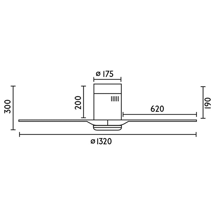 Binibeca 132 cm Ceiling Fan – 3 Blades